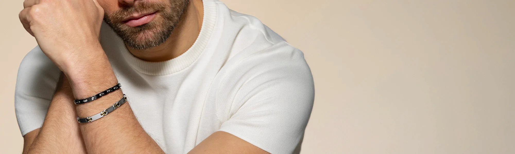 Bracelets acier — Homme