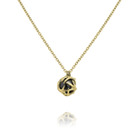 Collier Argent 925 doré et hématite LANTIA