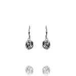 Boucles d'oreilles Argent 925 et hématites LANTIA