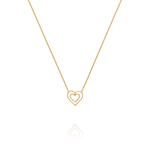 Collier argent massif doré PHILIA