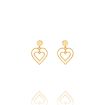 Boucles d'oreilles Argent 925 doré PHILIA