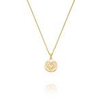 Collier en argent doré et oxyde de zirconium RÉVA