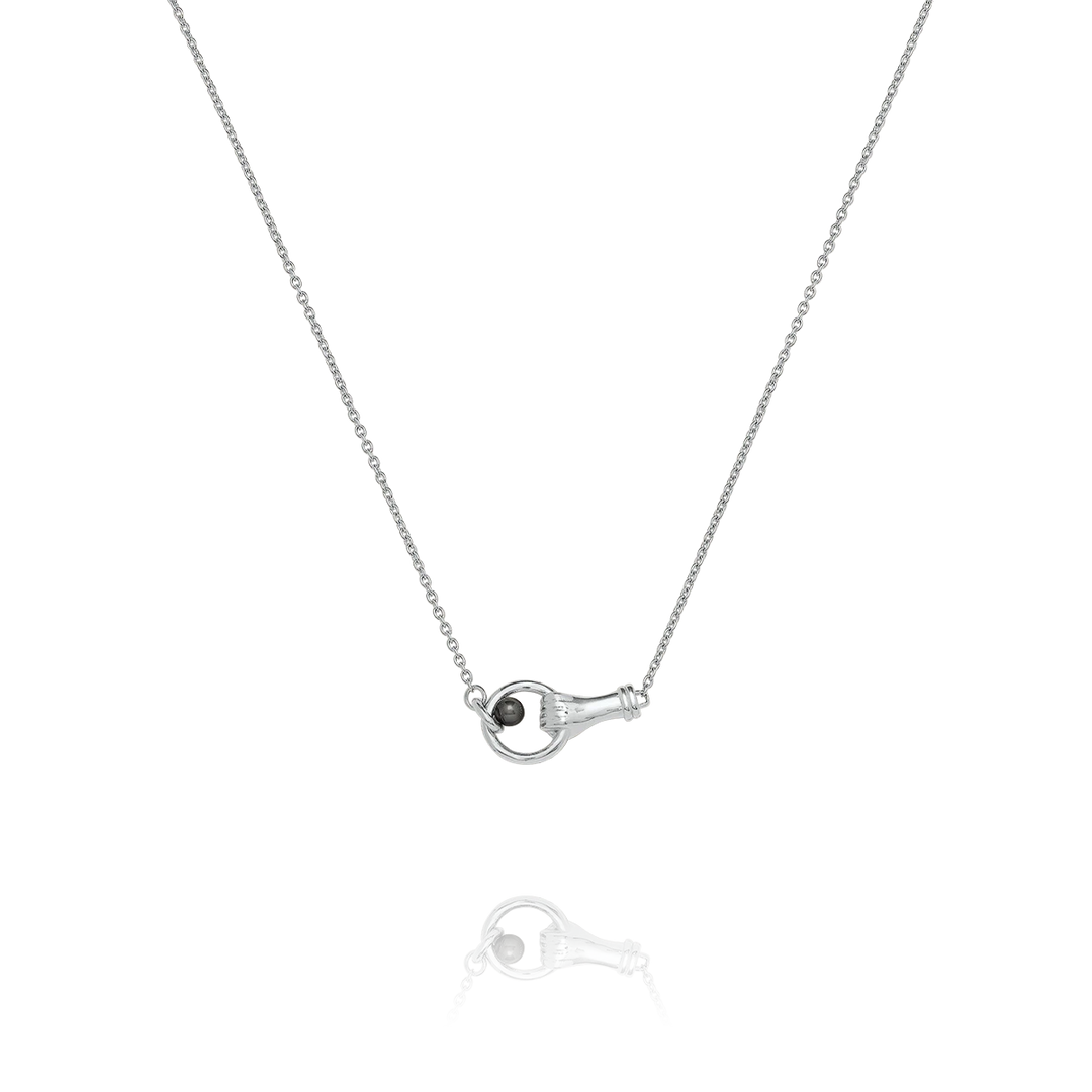 Collier MANEA – Argent et Hématite