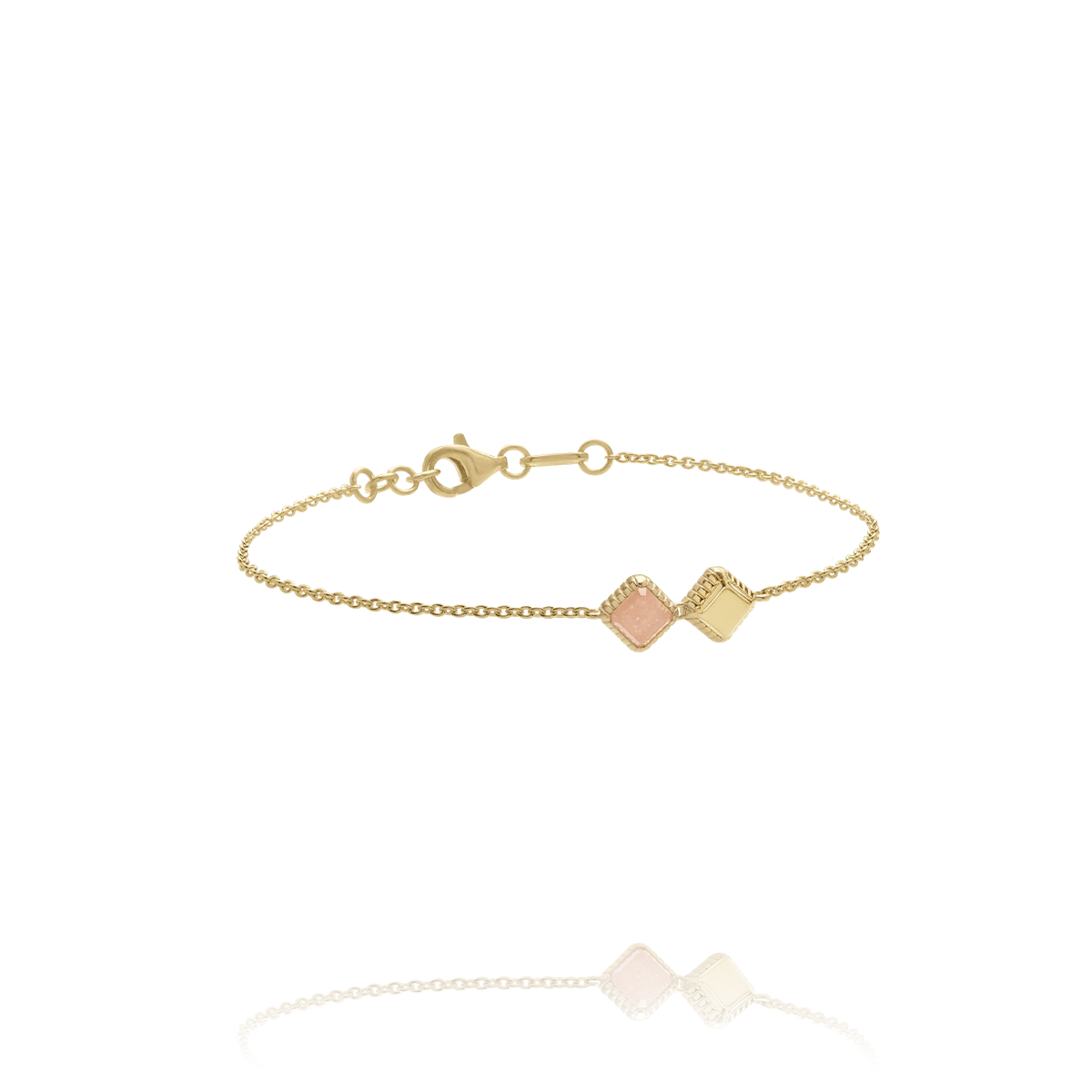 Bracelet MÉLIA - Pierre de Lune Pêche