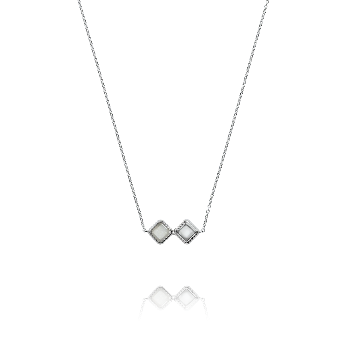 Collier MÉLIA - Pierre de Lune Grise