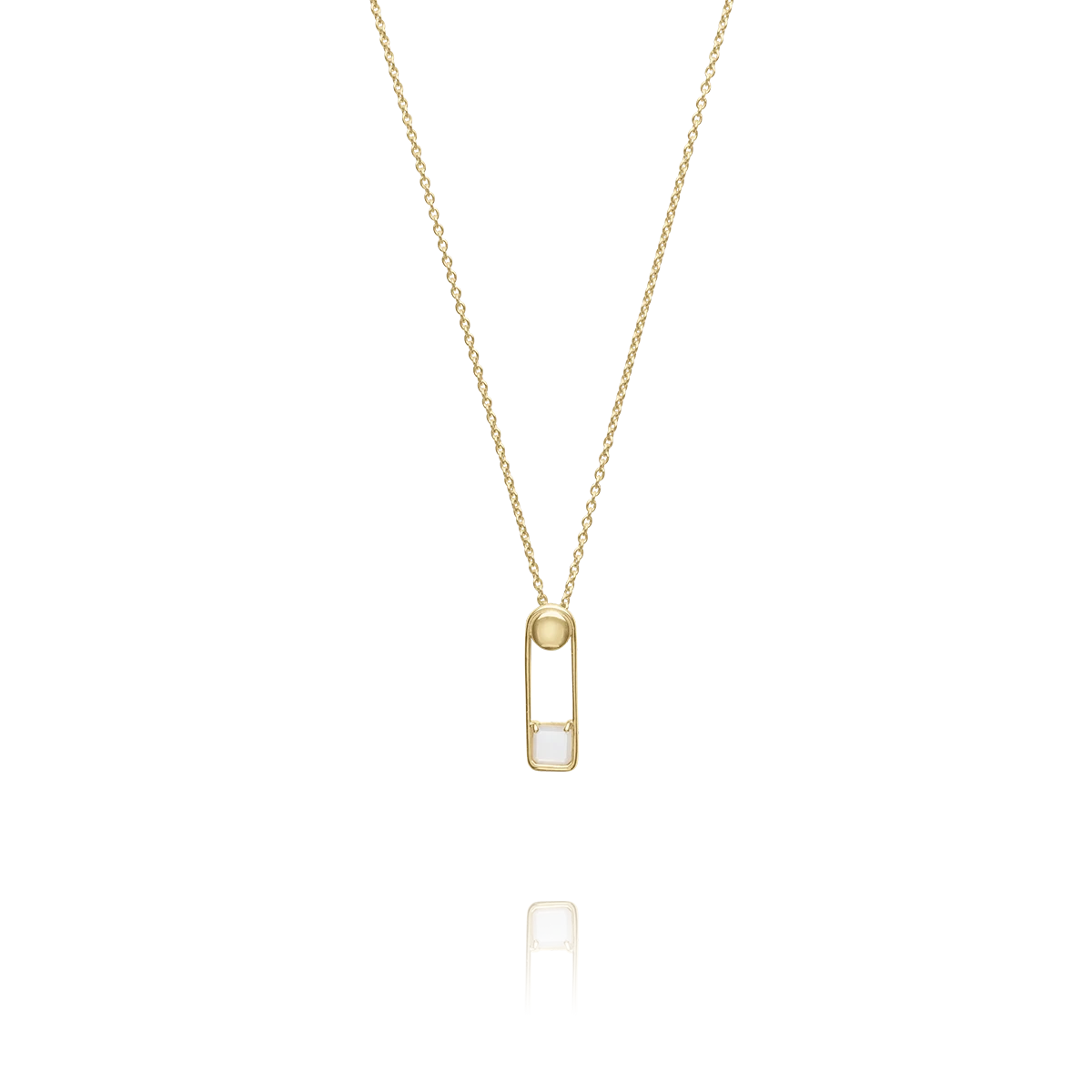 Collier UNÉA - Pierre de Lune Blanche