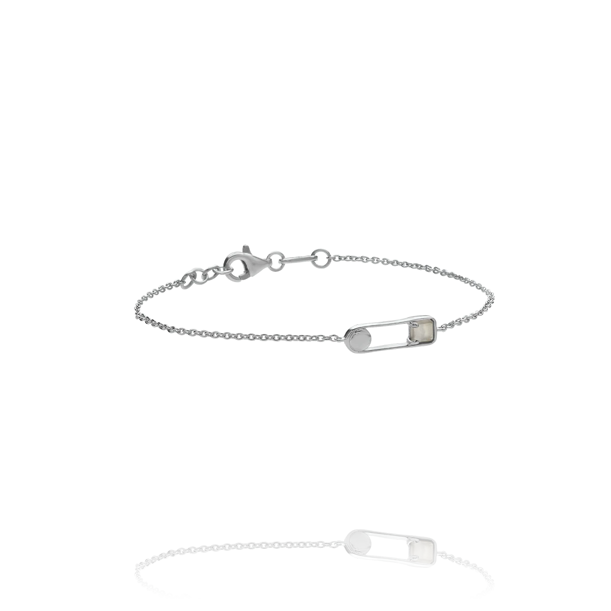 Bracelet UNÉA - Pierre de Lune Grise