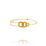 Bracelet argent 925 doré HÉRA