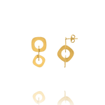 Boucles d'oreilles Argent 925 doré HÉRA