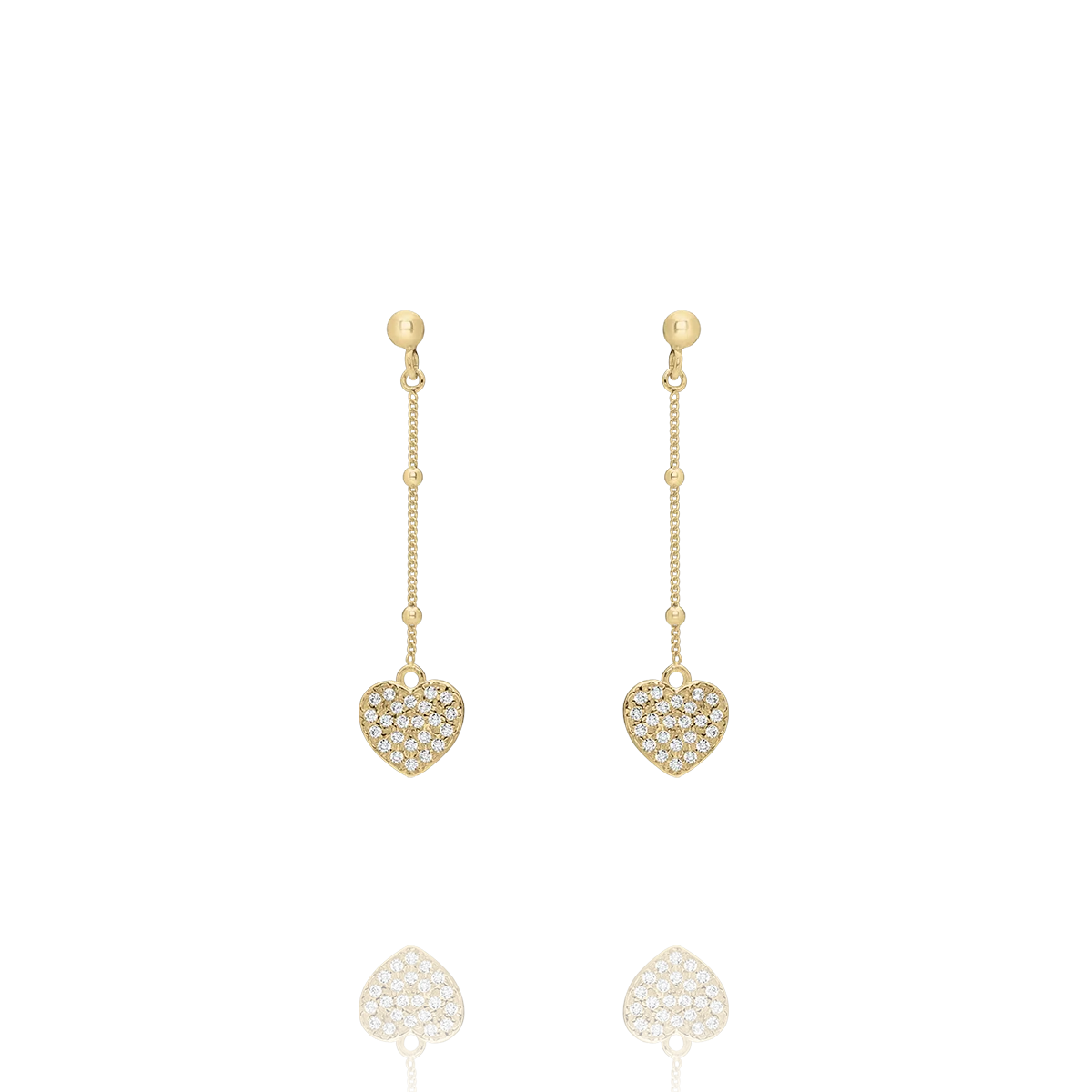 Boucles d'oreilles AIMÉE dorées