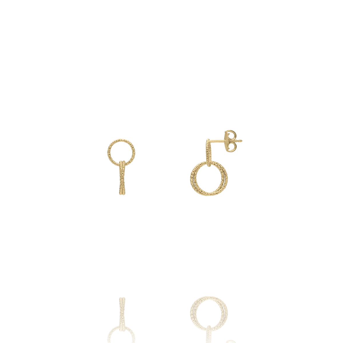 Boucles d'oreilles COSMIK dorées