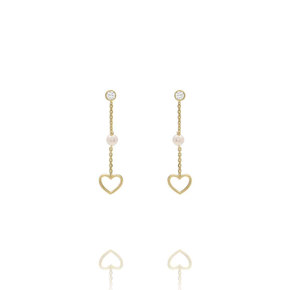 Boucles d’oreilles IDYLLE – Argent Doré