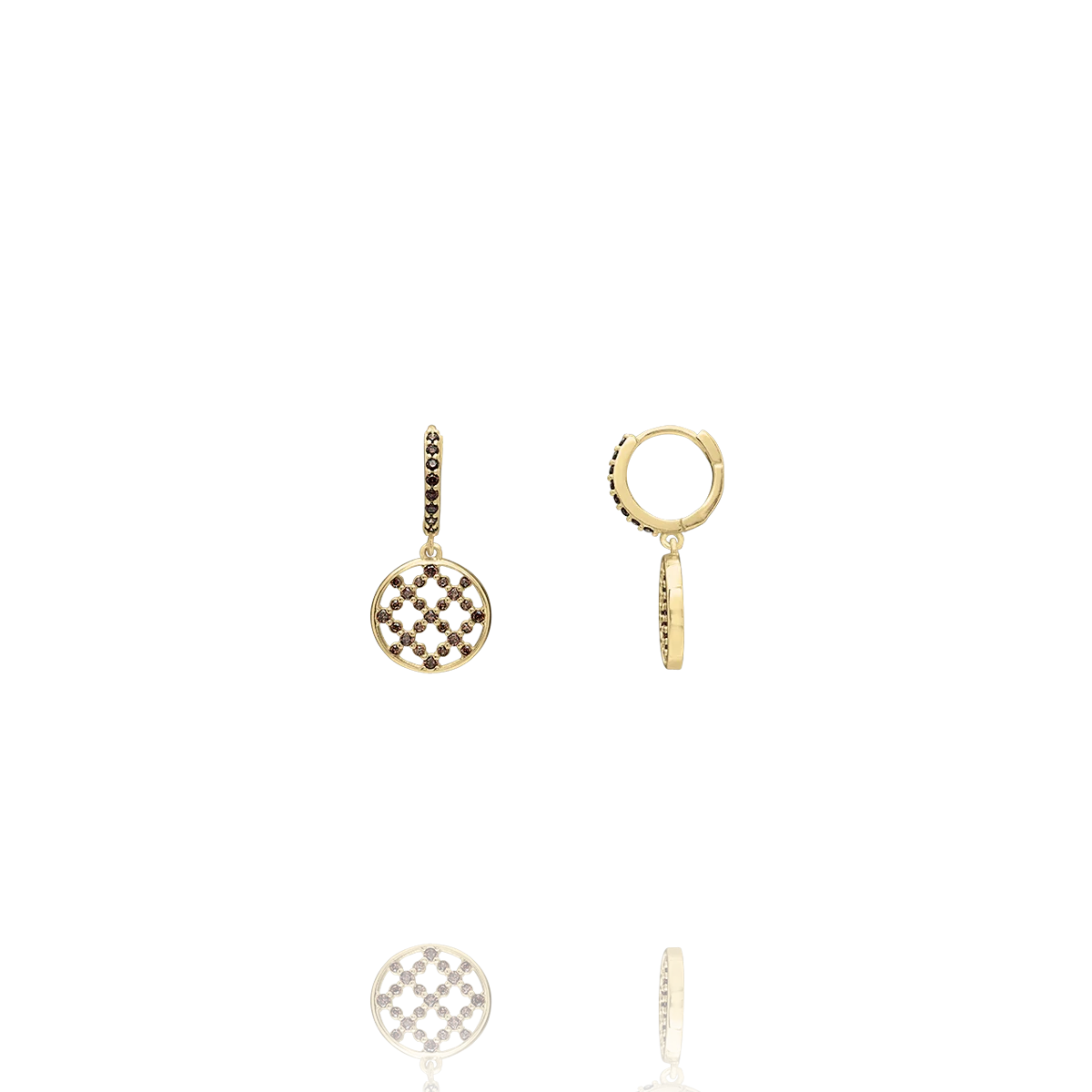 Boucles d'oreilles Dorées ISÉE