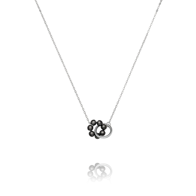 Collier LOMÉ – Argent et Hématite