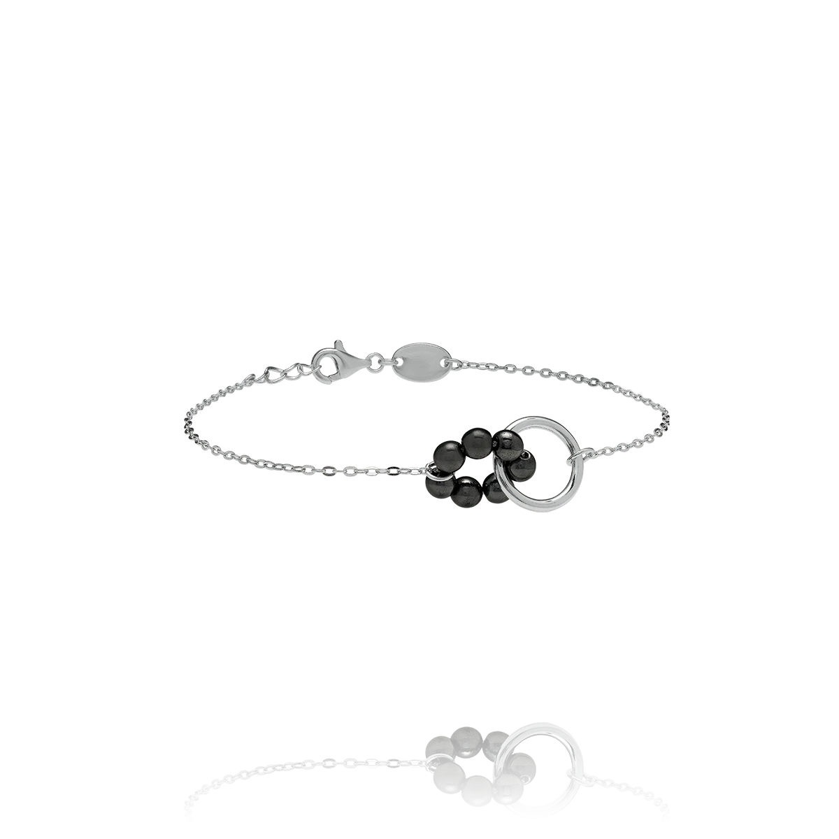 Bracelet LOMÉ – Argent et Hématite