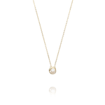 Collier LYSE - Argent Doré et Perle d’Eau Douce