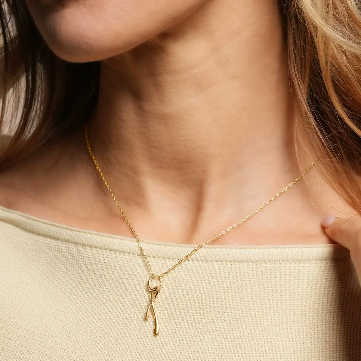 Collier ETERNA – Argent Doré