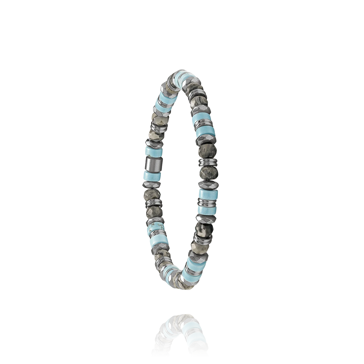Bracelet AZOR jaspe turquoise