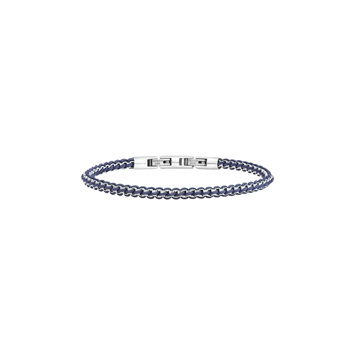 Bracelet SOLAN - nylon bleu