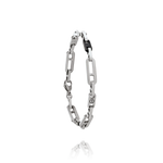 Bracelet Acier et acier pvd noir VILO