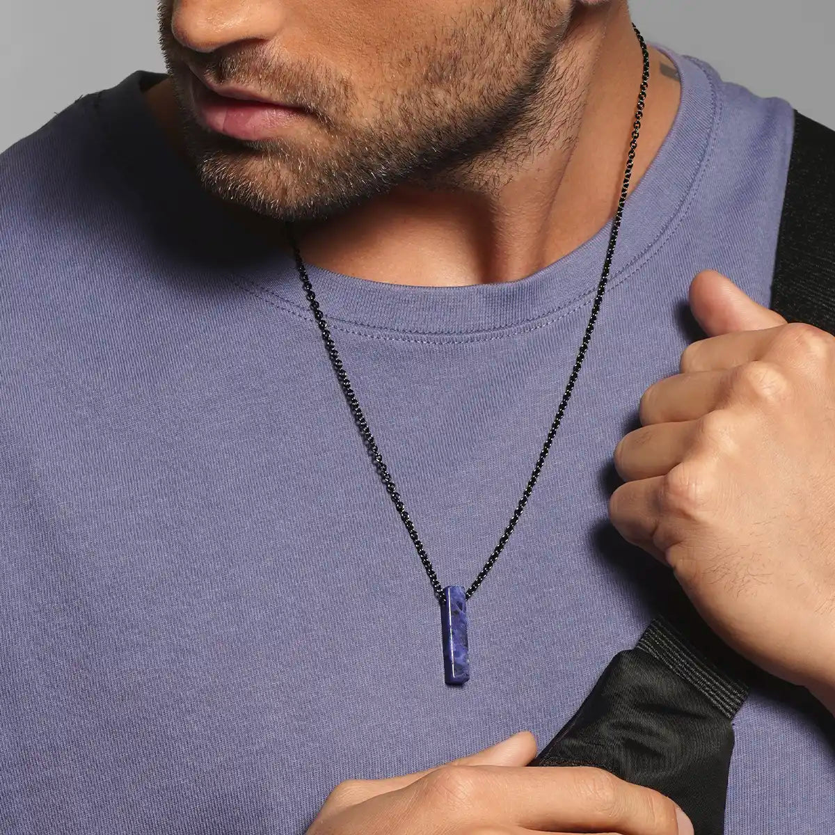 Collier MANOE - bleu