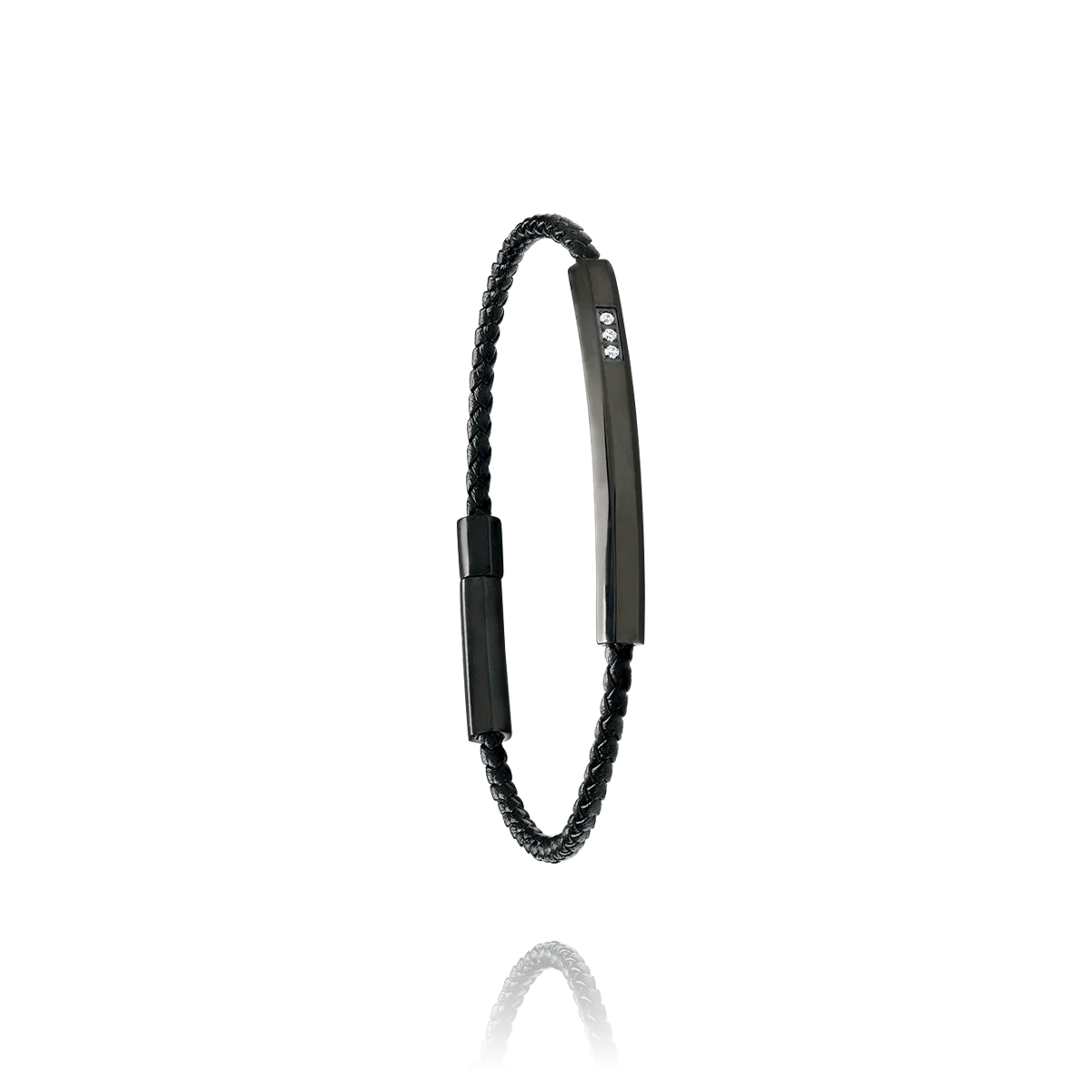 Bracelet noir INSTINCT