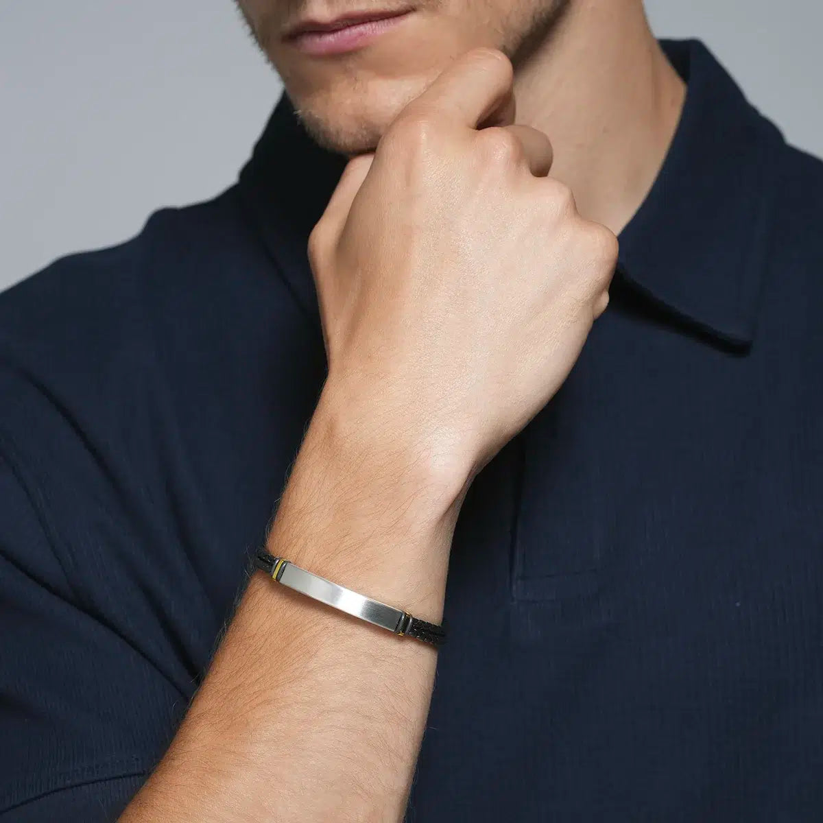 Bracelet noir BASILE