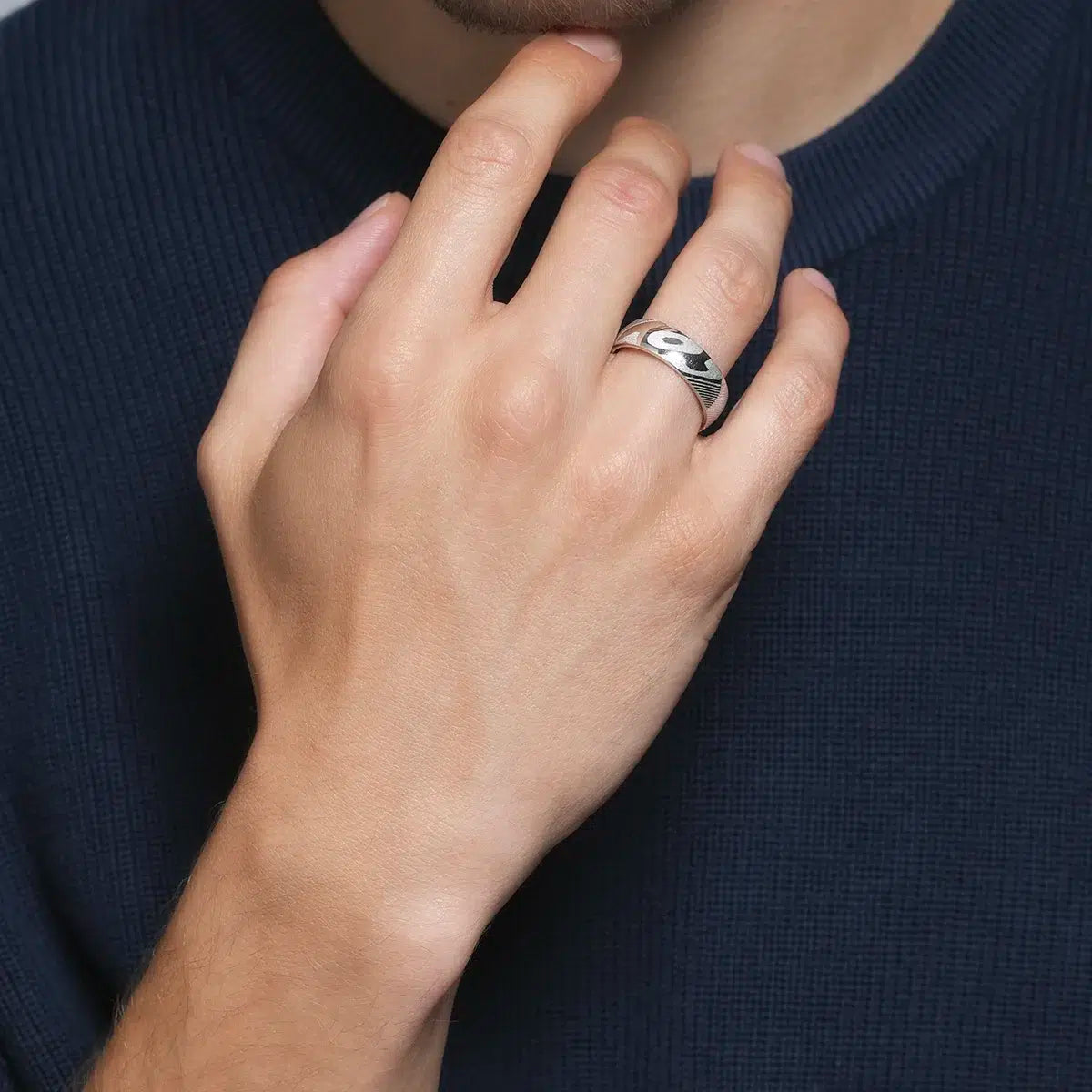 Bague damassée CÉSAR