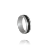 Bague damassée CÉSAR bicolore