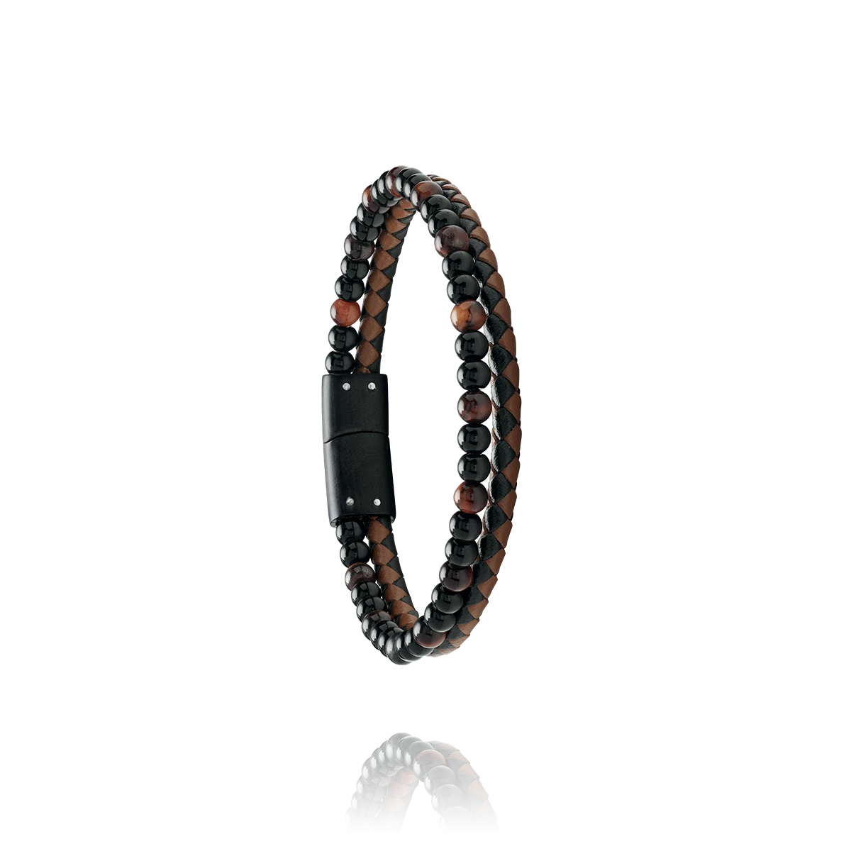 Bracelet LORES noir et brun