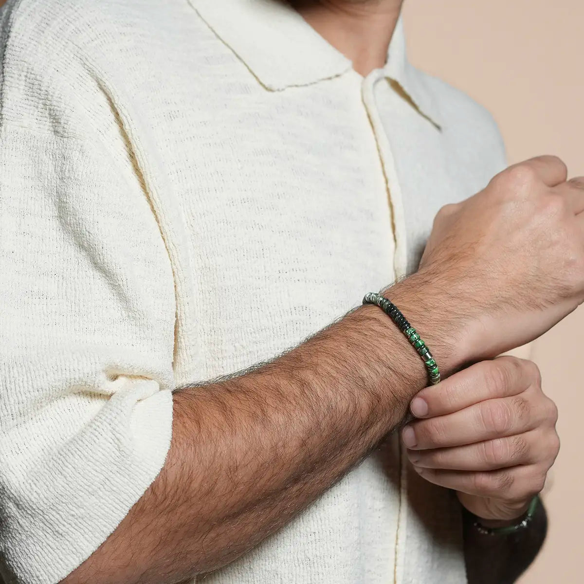 Bracelet EBENE pierre impériale