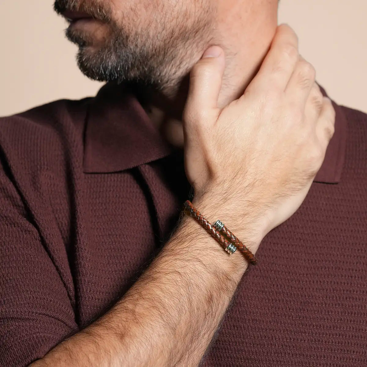Bracelet SPIREL brun
