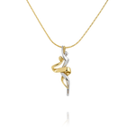 Collier métal bicolore TANGO