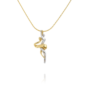 Collier métal bicolore TANGO