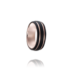 Bague Tungstène bicolore VESTA