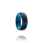 Bague Tungstène bicolore VESTA