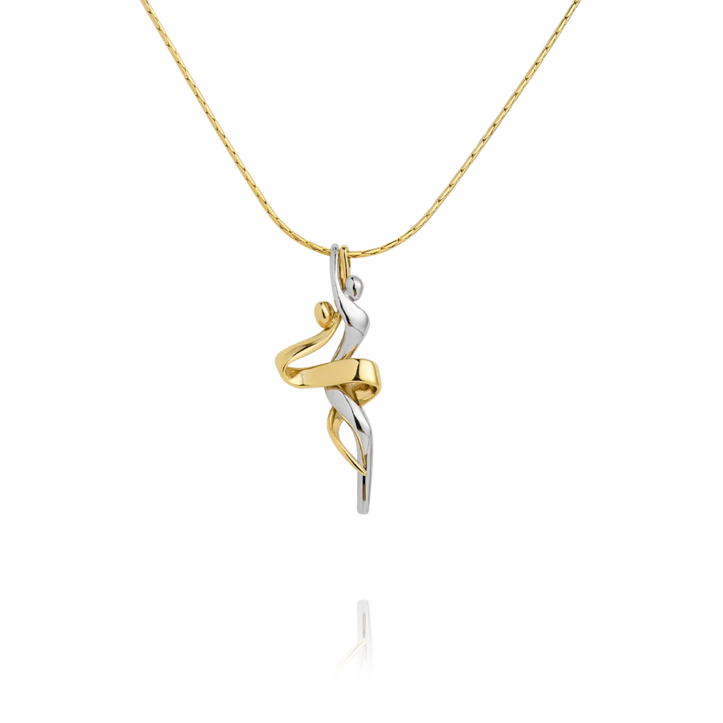 Collier métal bicolore TANGO