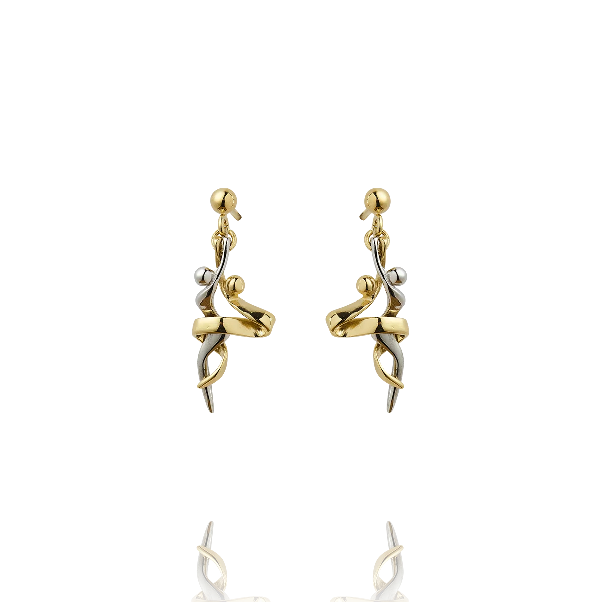 Boucles d'oreilles bicolore TANGO