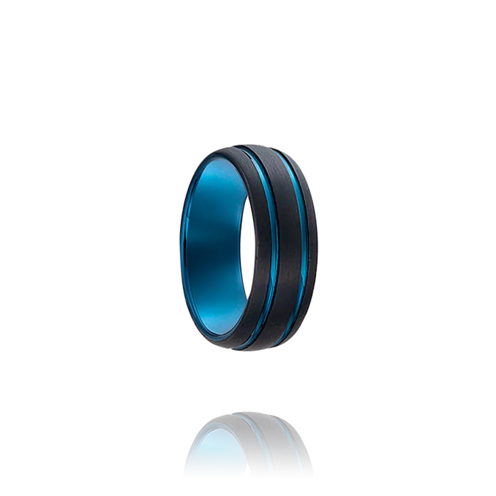 Bague Tungstène bicolore VESTA